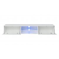 Comoda TV SWITCH 27 WW SW RTV 4 Genarom AM Alb / Alb Lucios